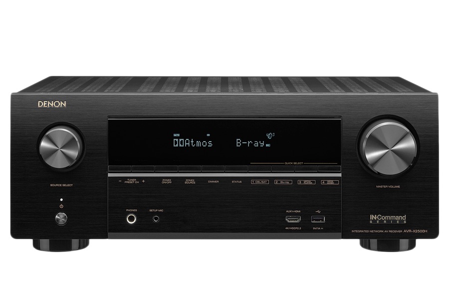 Denon AVR-X2500H  (7.2 Channel AV Receiver, Audio Amplifier)